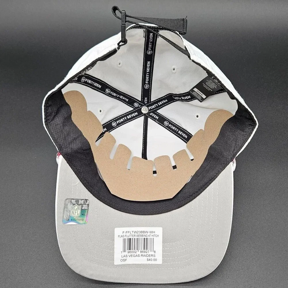 Las Vegas Raiders '47 Brand Brrr Rope Hat Cap‎ Strapback Hitch NFL American Flag